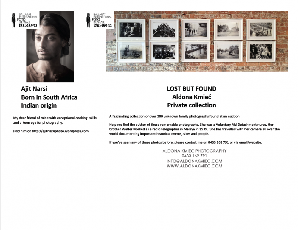 Ballarat Foto Biennale Exhibition 2013I_Aldona Kmiec Photography
