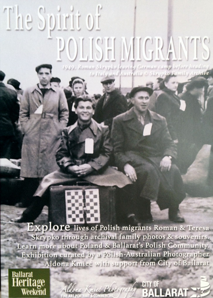 Ballarat Migrant images old Polish migrants photos in Australia Spirit of Polish Migrants Ballarat Polish photographer