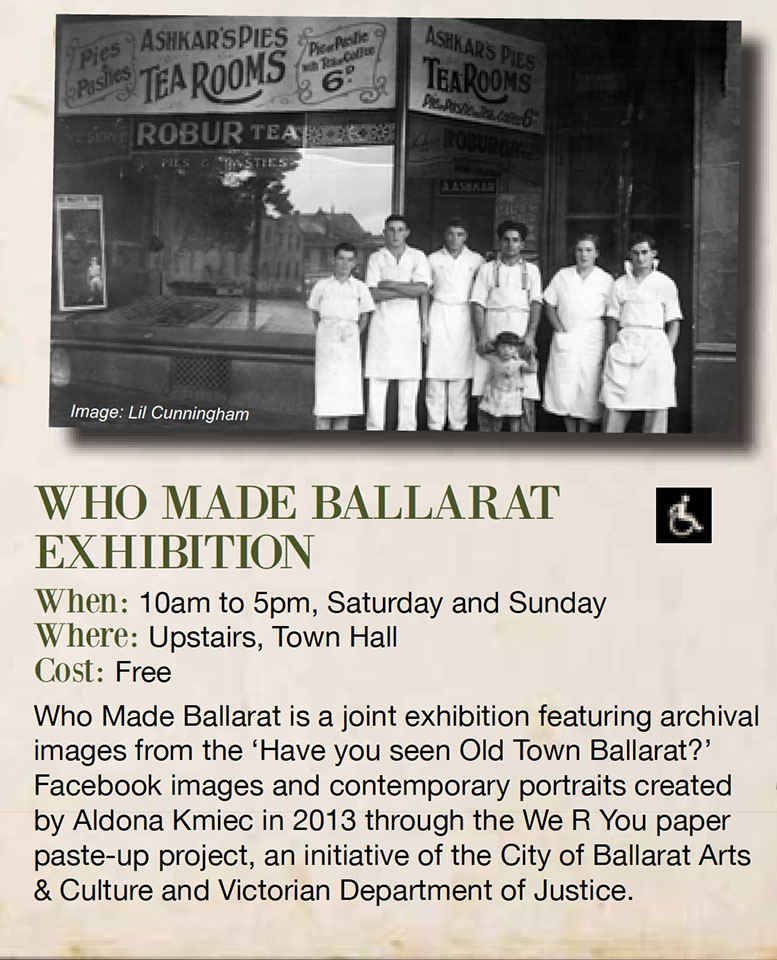 Who Made Ballarat Heritage Weekend Exhibition Ballarat Town Hall Aldona Kmiec Photography