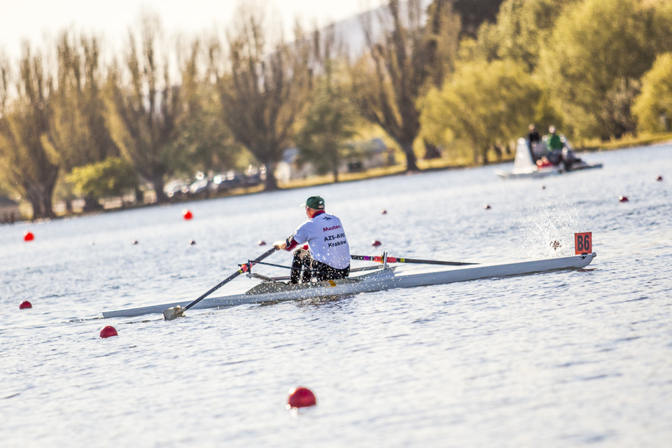 Zdzislaw Adamik rowing Polska Masters Ballarat WRMR2014 Zdzisek Adamik