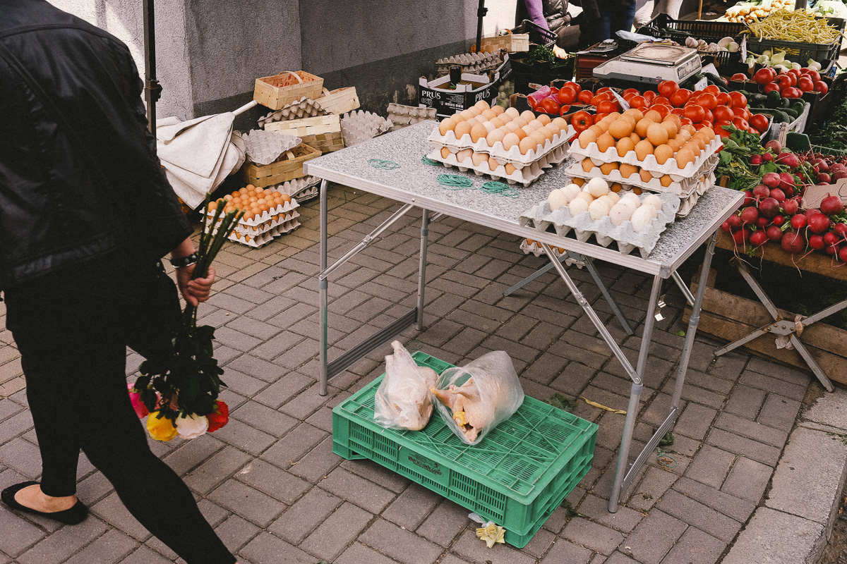 Klobuck rynek jajka i kurczaki