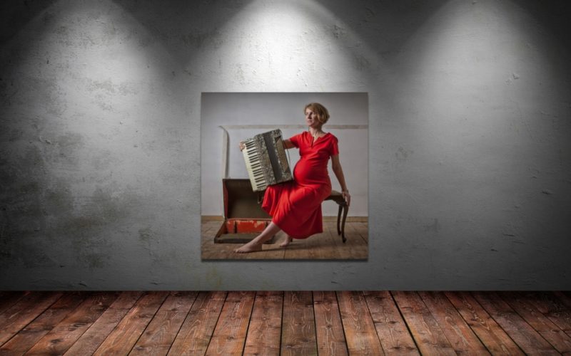 Balancing Act pregnant mother Giclee Print Melbourne Home Aldona Kmiec Photographic art