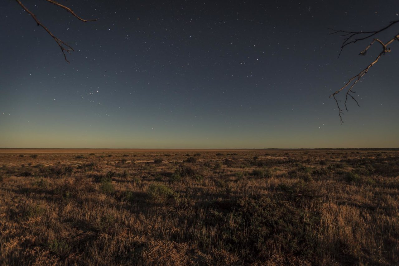 Aldona Kmiec Lake Hindmarsh stars trails Australia