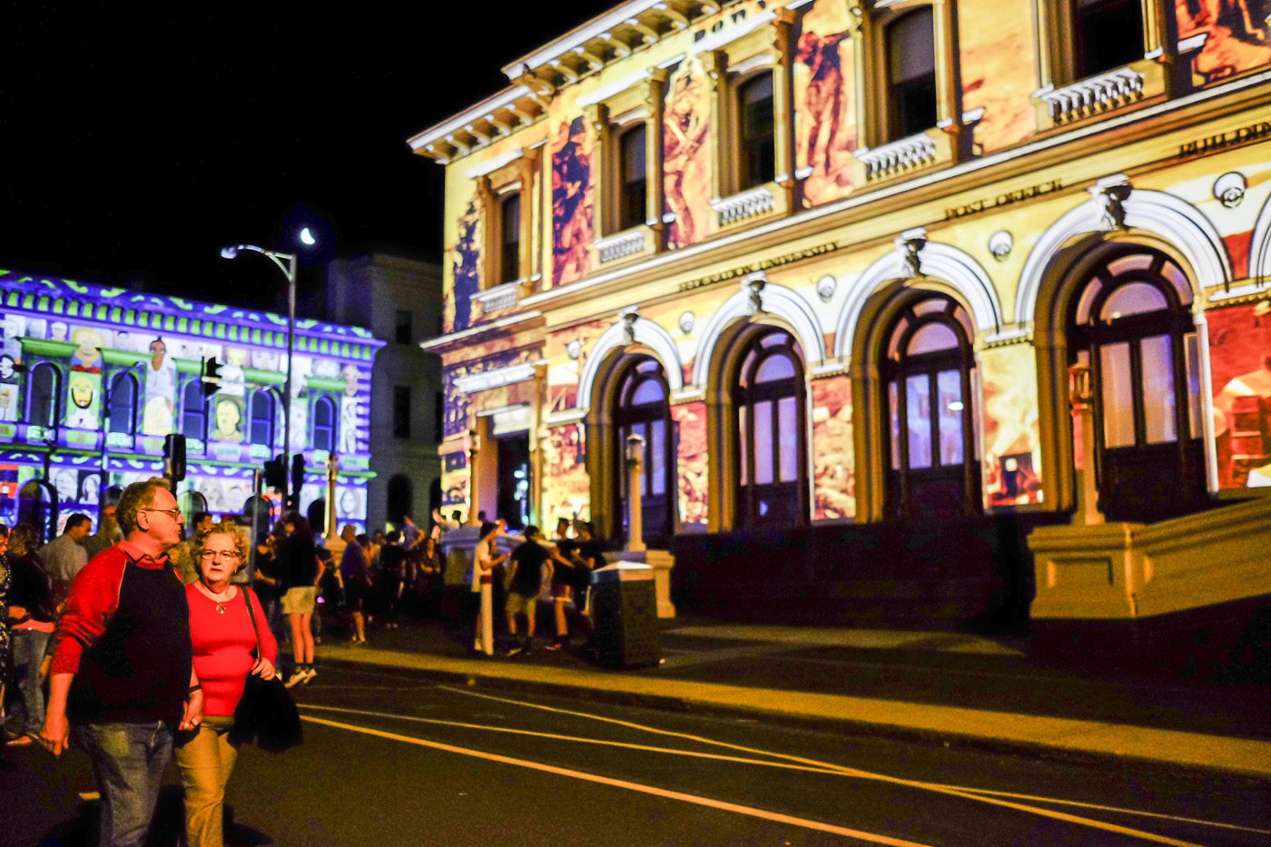 White Night Ballarat art lights installation