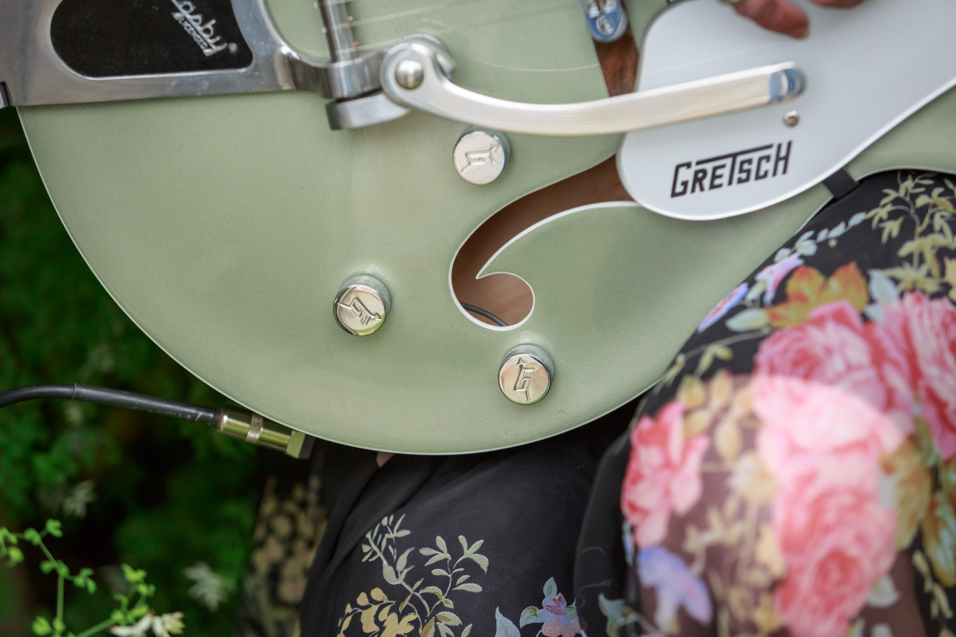 Gretsch electric guitar Heather Marsh musician portrait Ballarat