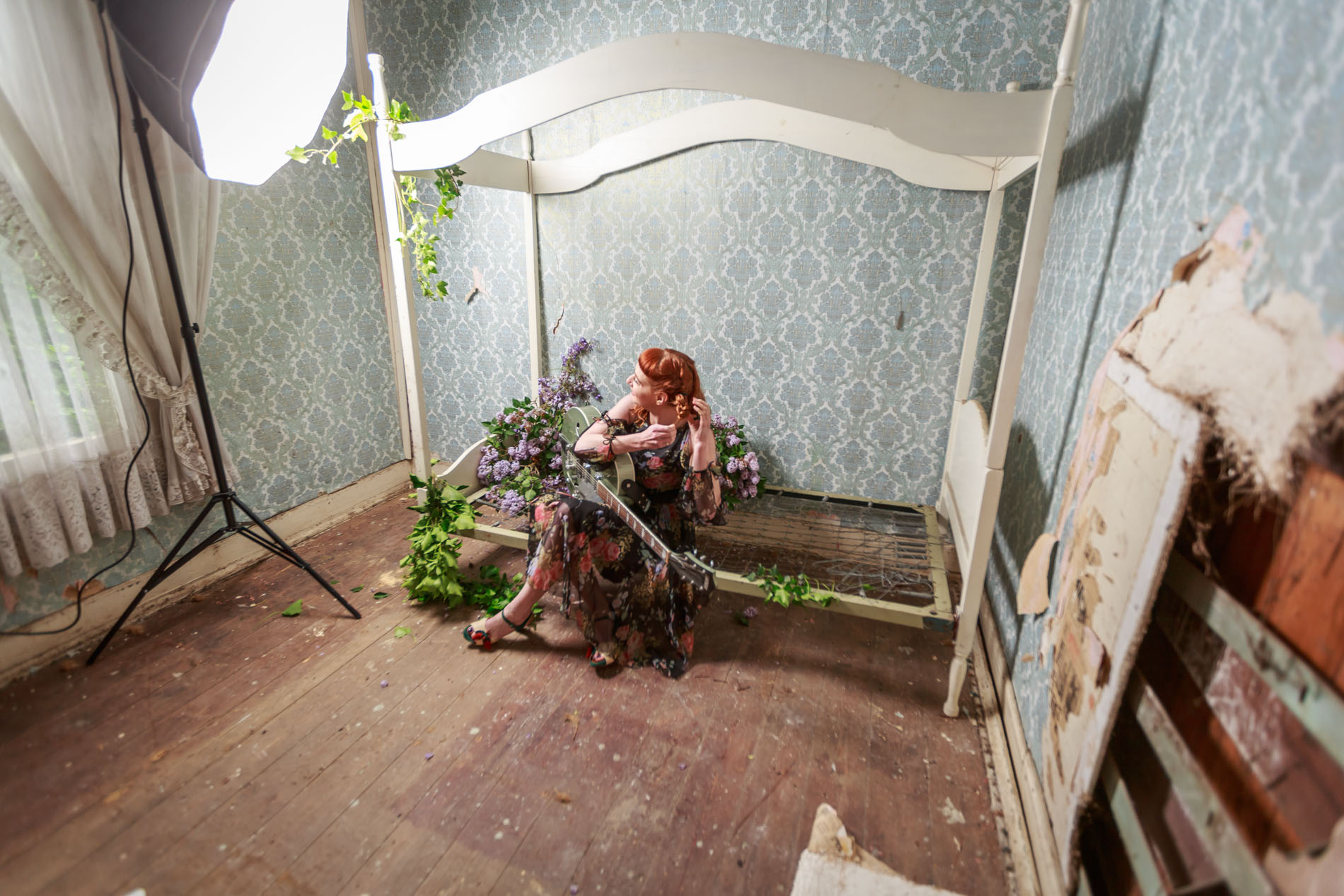 Aldona Kmiec Heather Marsh Breckin musician portrait artist Ballarat behind scenes