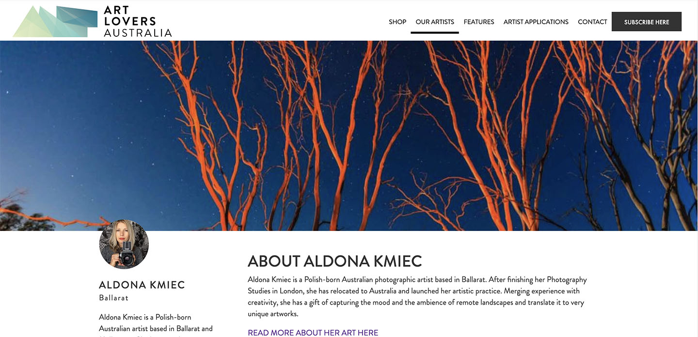 Aldona Kmiec Artist Ballarat Melbourne gallery limited edition prints